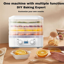 Food Freeze Dryer Machine 360 Airflow Dryer Machine for Candy Snacks with Adjustable Timer and Temperature Control (EU)
