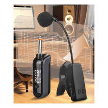 2.4G Wireless Microphone Digital Display Plug and for Stage Performance Erhu Flute Saxophone Violin