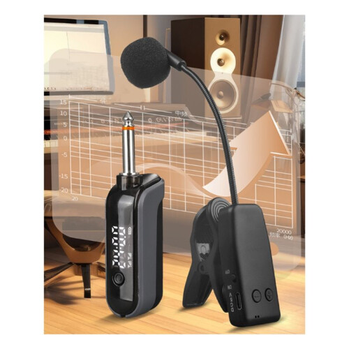 2.4G Wireless Microphone  Digital Display Plug and  for Stage Performance Erhu Flute Saxophone Violin