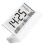 Foldable Alarm Clock Organic Glass Material with 3 Alarms Setting Temperature/Calendar/Week Display Desktop Decoration 6