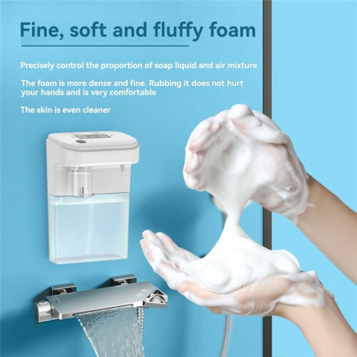 Automatic Induction 2 in 1 Aromatherapy Machine Soap Dispenser Washing Mobile Phone, Infrared Induction Bubble Machine 2