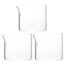 12Pcs Clear Glass Creamer Pitchers Small Milk Dispensers for Home Use