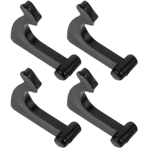 16Pcs Black Iron Record Player Holder Adapter for Vinyl Turntable