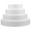 20Pcs White Reusable Foam Cake Molds for Practice and Wedding Decor 1