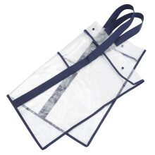 5Pcs Folding Blue Drawing Board Bags with Snap Buttons and Handle