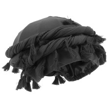 5Pcs Black Men Hair Turban Elastic Twisted Stretchy Tassel Wrap