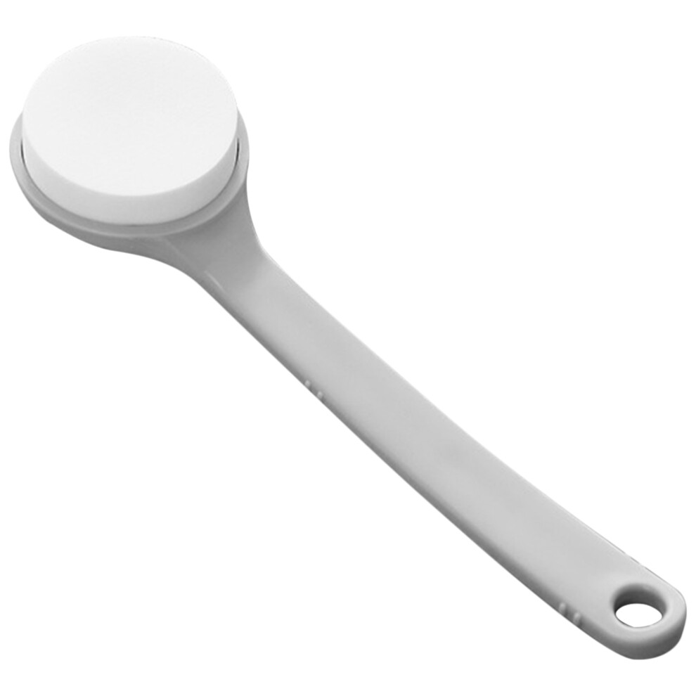 Iplusmile Grey 2Pcs Bath Brush With Long Handle Shower Sponge Back Scrubber