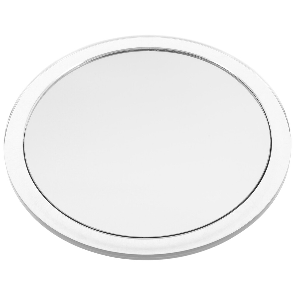 Iplusmile 2Pcs Portable Silver Magnification Mirrors With Suction Cup For Makeup