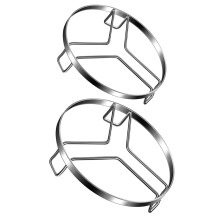 6Pcs Kitchen Steaming Rack Stainless Steel Cooling Rack for Cooking