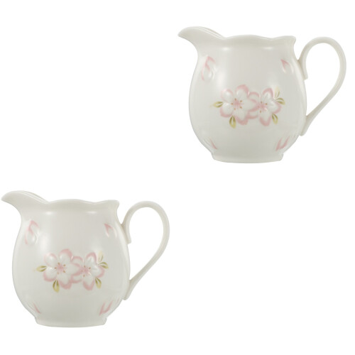 2Pcs Elegant White Ceramic Sauce Cups for Kitchen and Table Use 2