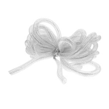 4Pcs White Mesh Tube Cord Rope Soft DIY Material for Bracelet Making