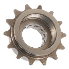 4Pcs Steel Bike Freewheels 14 Teeth Fixed Gear Hub Flywheel Dark Brown