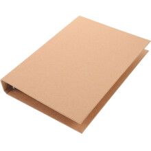 3Pcs Kraft Paper Binder Notebook Cover Beige Soft Dirt-Resistant Shell
