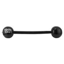 2St PVC Opblaasbare Zwarte Barbell Voor En Party Decoratie