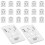 60Pcs Roller Blind Fittings Silver Iron Pc Curtain Mount Code for Home 1