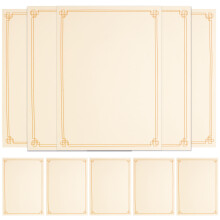 100Stk Beige Zertifikatpapier A4 Schreibbar Druckbar Für Schule Büro