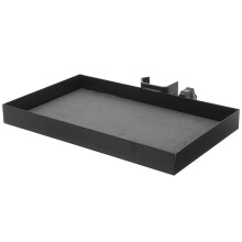 3Pièces Plateau Microphone Métal Noir Multifonction Durable