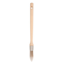 2Pcs Fine Bristle Small Paint Brush with Portable Wood Handle