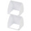 6Pcs White ABS Doorbell Covers Waterproof Rainproof Outdoor Protector 1
