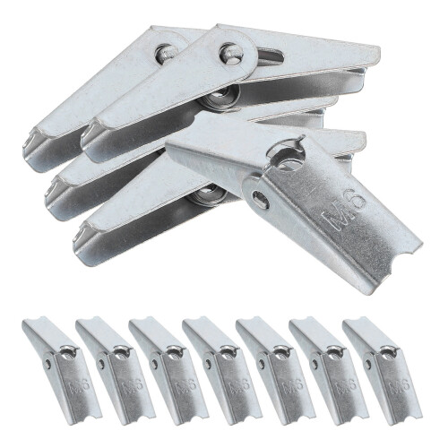 60Pcs Heavy Duty Toggle Fixings Wing Nuts for Drywall and Plasterboard