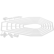 5Pièces Stencil Métal Argenté Pour Travaux Manuels DIY Thème Halloween