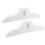 8Pcs White Wooden Room Divider Base with Strong Brackets 1