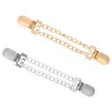 6Pcs Zinc Alloy Cardigan Clips Assorted Color Sweater Clips for Dress