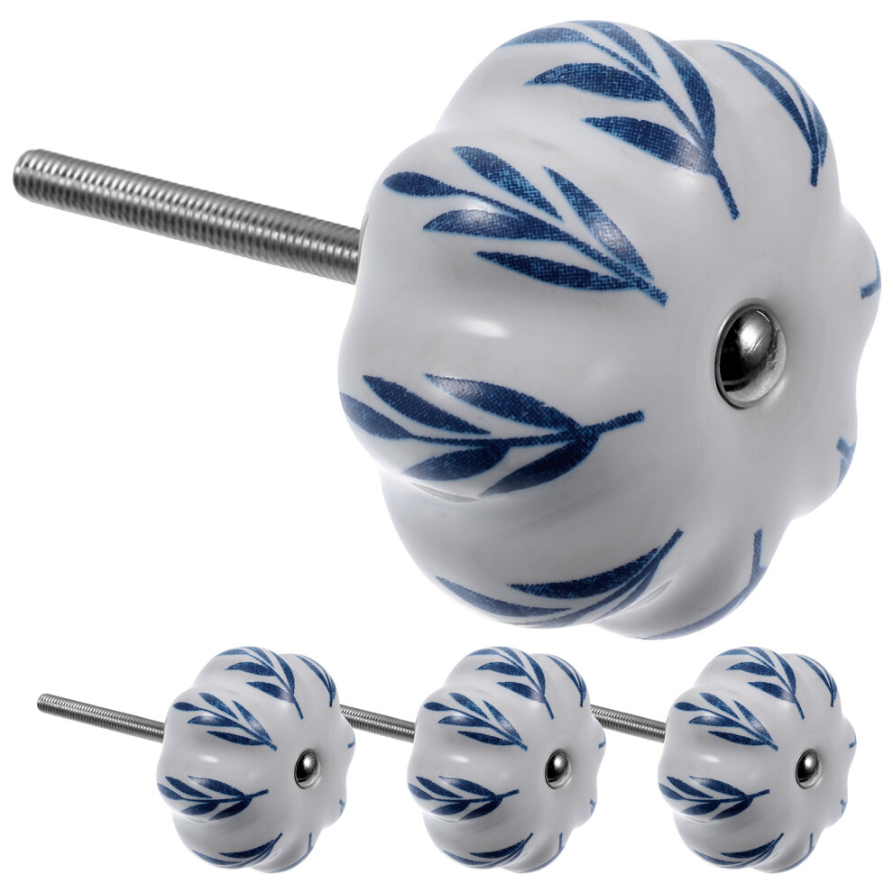 8Pcs Multi-Color Ceramic Round Knobs For Cabinets Dresser Drawers 3642272412586