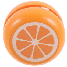 3Pcs Lovely Orange Wooden Yo-Yo Balls Unisex Outdoor Toy