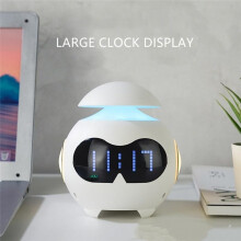 Kids Alarm Clock, Wake Alarm Clock with , Adjustable Night Light and Speaker for Friends Gift