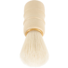 3Pcs Male Shaving Brush Beige Plastic for Hair Salon Grooming