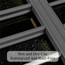 6 Tier Folding Pant Hangers Multi-Functional Pant Hangers Space Saving Metal Organizer 360Rotating Hook Pants Jeans Gray