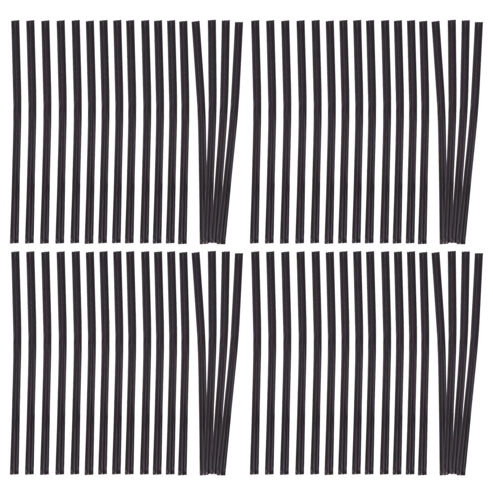 1600Pcs Black Bread And Candy Bag Ties Plastic Wire Easy Tie 3642825015141