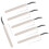 30Pcs Compact Eyelash Brushes White Silicone Lash Applicator Tools 1