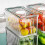 Handle Refrigerator Storage Box Food Grade Kitchen Organizer for Vegetables Eggs Freezer Safe Container with Lid 2