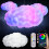 3D Cloud RGB Light Compact Thundercloud Light Rhythm-Based Music Night Lamp Suitable for Indoor Use Bedroom or Gaming 3
