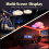 3D Cloud RGB Light Compact Thundercloud Light Rhythm-Based Music Night Lamp Suitable for Indoor Use Bedroom or Gaming 5