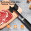 Meat Tenderizer, Dual-Side Meat Mallet, Heavy Duty Solid Meat Hammer Pounder Tool for Tenderizing Steak, Pork and Beef 2