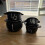 Witch Cauldron Set,4pc Small Cauldron, Witch Cauldron Candy Bucket Cauldron Measuring Cups Halloween Decoration 2