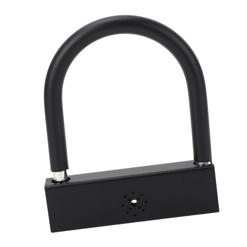 High Security Motorcycle U Lock with 110dB Alarm, Metal Construction