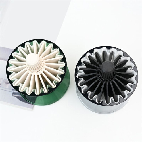 Adjustable Papers Filter Shaping Tool Range to 36-60 Adjustable Range Design for Multiple Filter Cups Creamy White 1