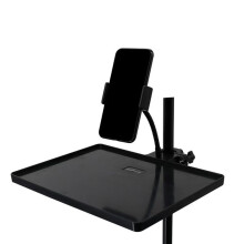 Mikrofonständer-Tabletthalter Klemmständer Ideal für Live-Streaming-Konzertaufnahmen Einstellbar und Tragbar