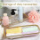 4 Pcs Gold Kitchen Drawer Organizer,Kitchen Drain Basket,Stackable Mesh Storage Baskets,for Holding Knife, Fork,Spoon 2