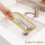4 Pcs Gold Kitchen Drawer Organizer,Kitchen Drain Basket,Stackable Mesh Storage Baskets,for Holding Knife, Fork,Spoon 3