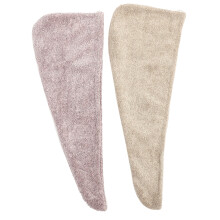 8Pcs Comfortable Hair Towels Coral Fleece Shower Caps for Long Hair
