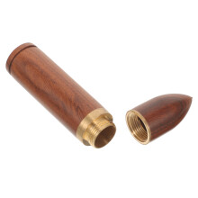 5Pcs Brown Wooden Needle Container Sewing Knitting Organizer Box