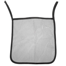 2Pcs Black Hanging Baby Supply Organizer Stroller Mesh Diaper Bag