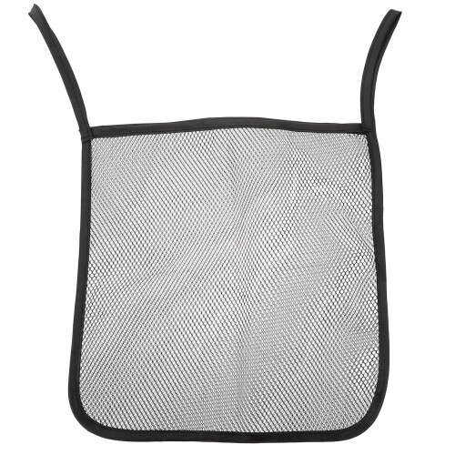 2Pcs Black Hanging Baby Supply Organizer Stroller Mesh Diaper Bag