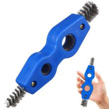 6Pcs Double-End Steel Wire Brush Cleaner Tools for Car Copper Tubing