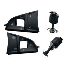 4x Multi-Functional Steering Wheel Button Cover Trim for Octavia 3 A7 Superb 3V Fabia Mk3 Kodiaq